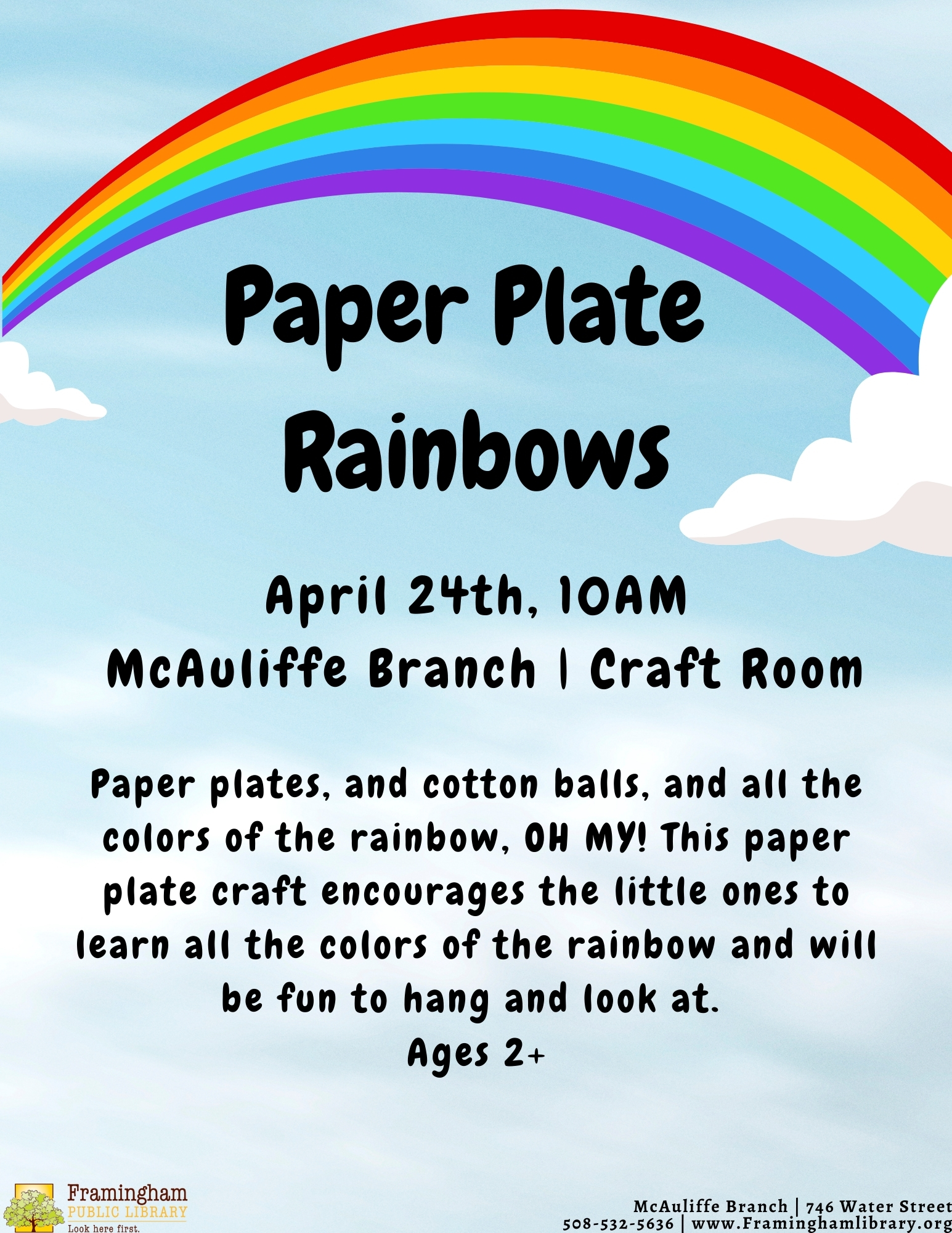 Toddler Craft: Paper Plate Rainbows thumbnail Photo