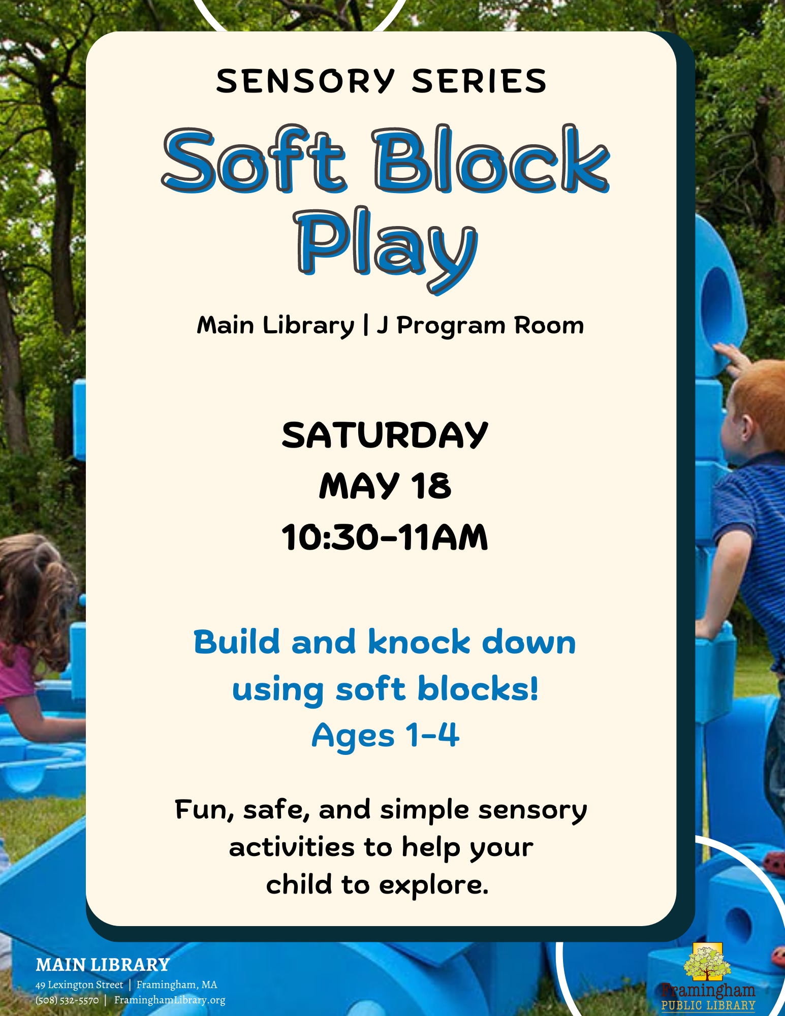 Sensory Series: Soft Block Play thumbnail Photo