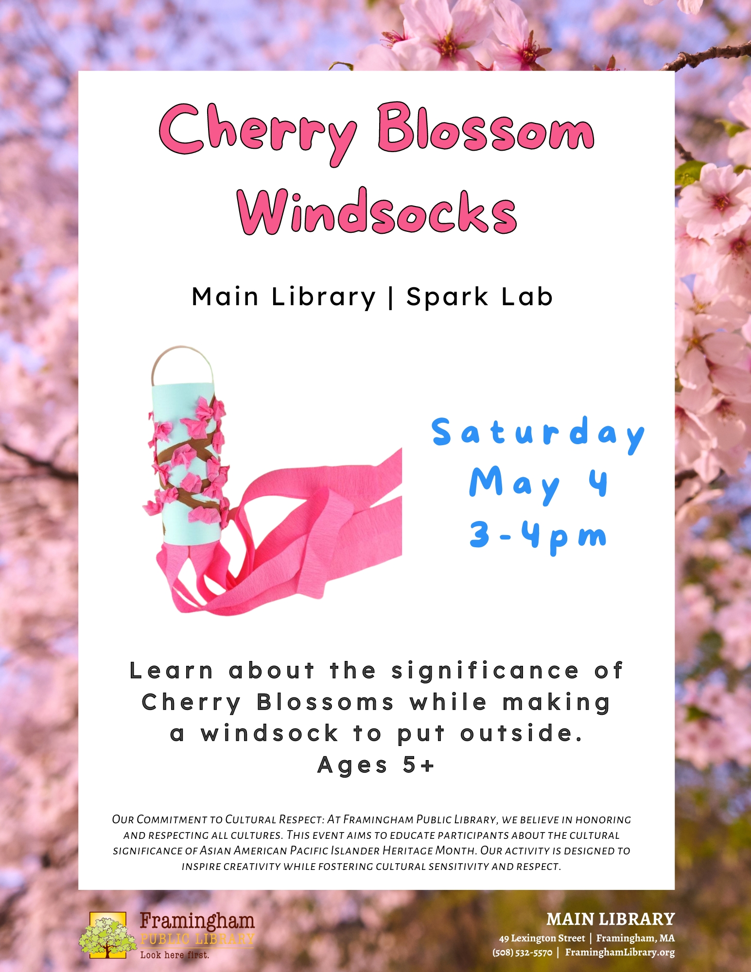Cherry Blossom Windsocks thumbnail Photo