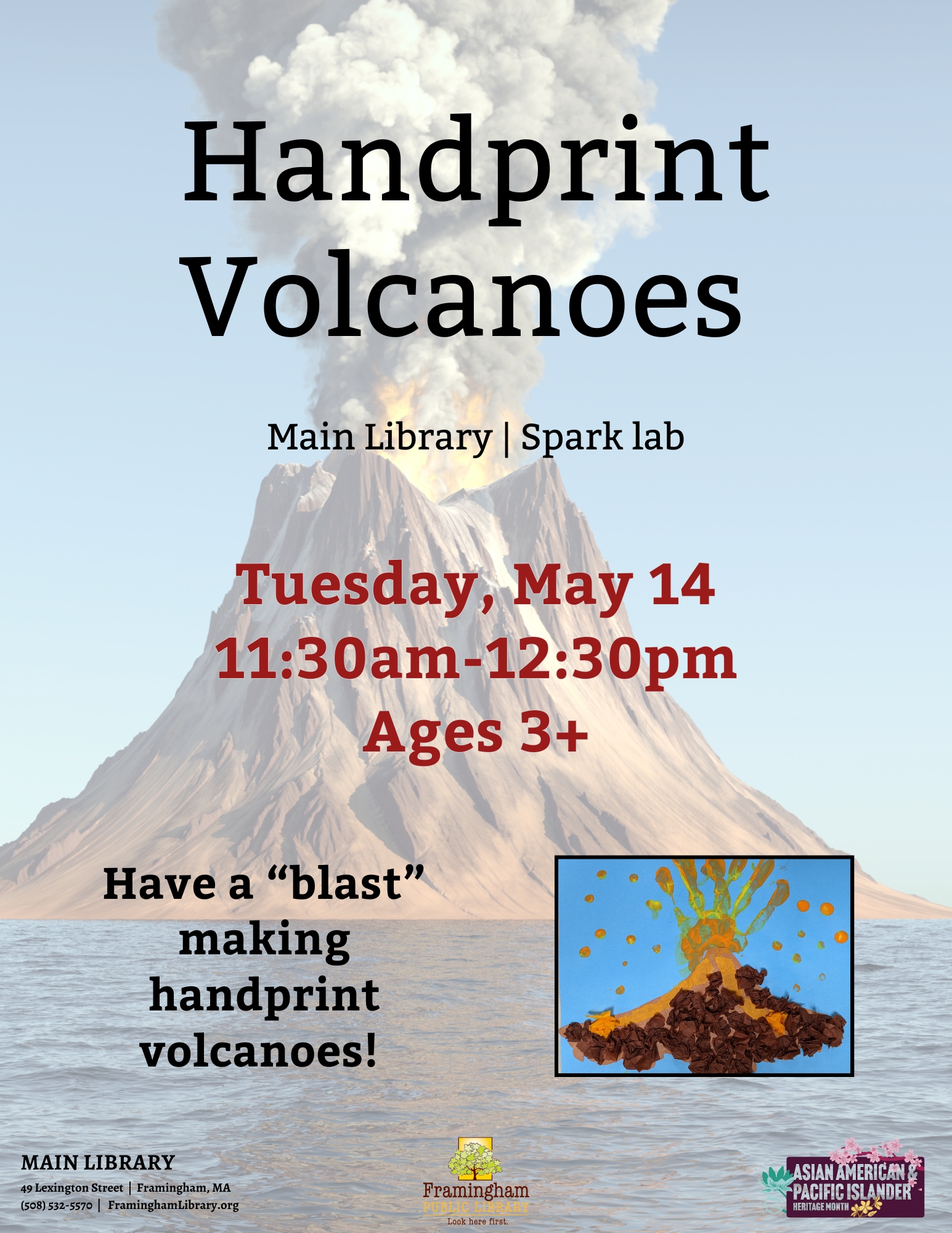 Handprint Volcanoes thumbnail Photo