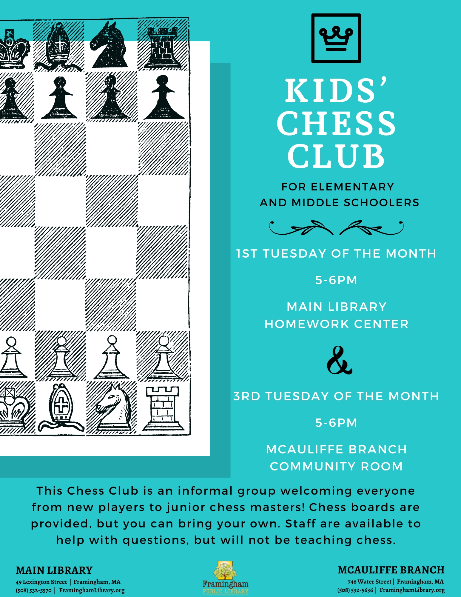 Kids’ Chess Club thumbnail Photo