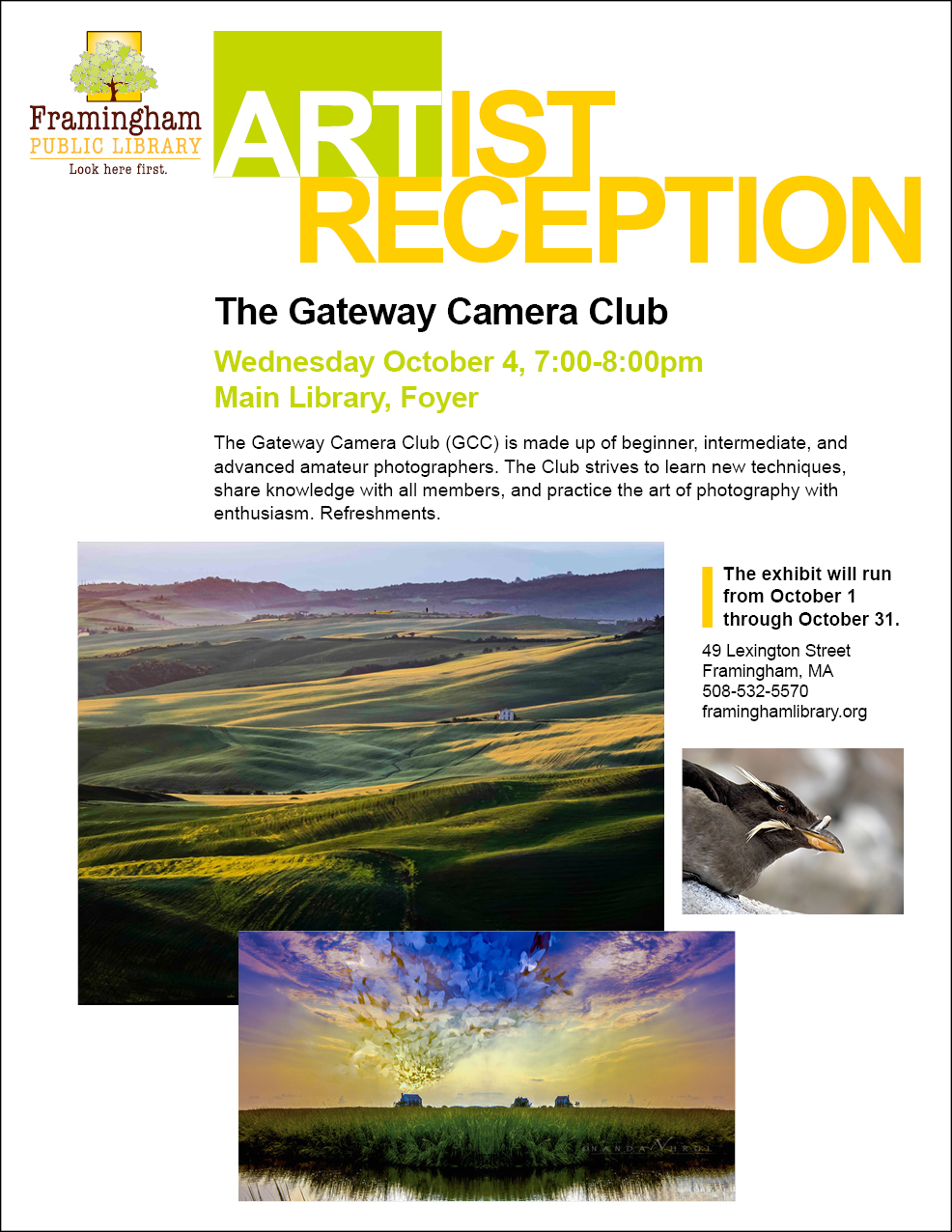 Artist Reception: The Gateway Camera Club thumbnail Photo