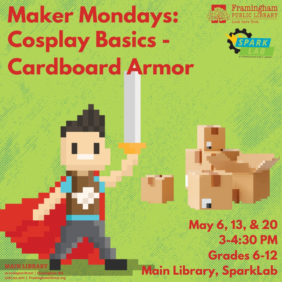 Maker Mondays: Cosplay Basics - Cardboard Armor thumbnail Photo