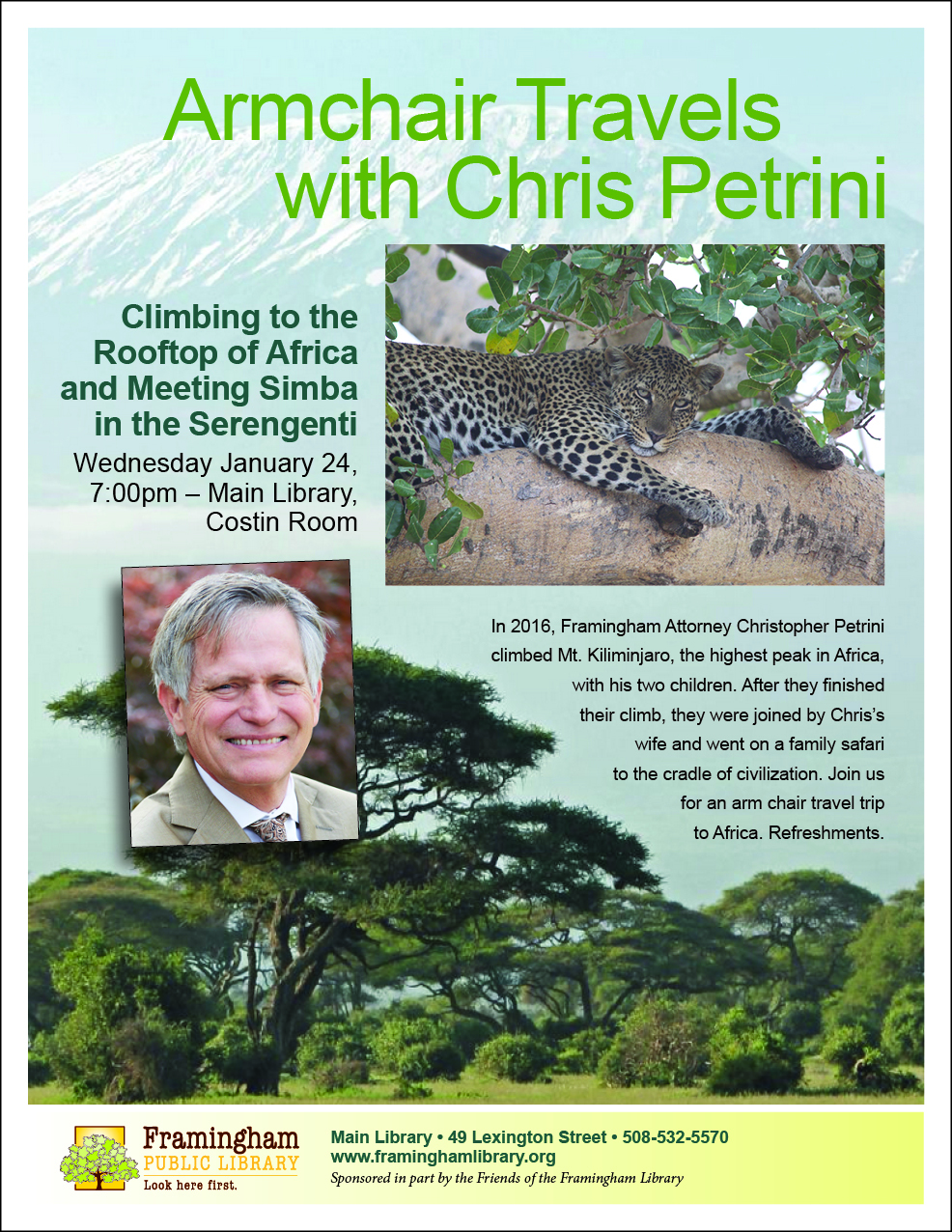 Armchair Travels with Chris Petrini – Climbing to the Rooftop of Africa thumbnail Photo