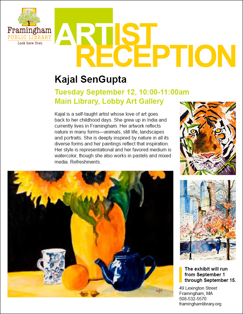 Artist Reception: Kajal SenGupta thumbnail Photo