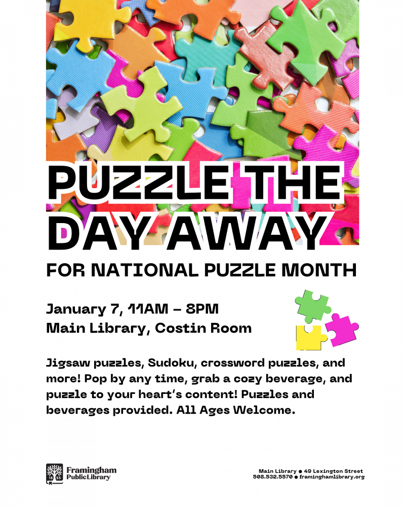 Puzzle the Day Away for National Puzzle Month thumbnail Photo