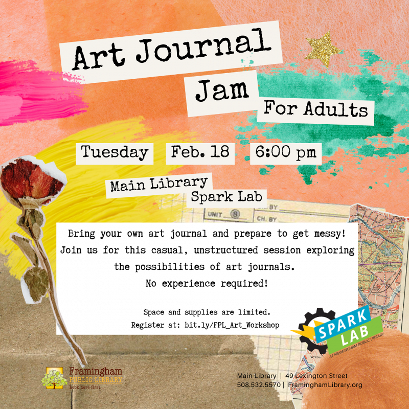 Art Journal Jam for Adults thumbnail Photo