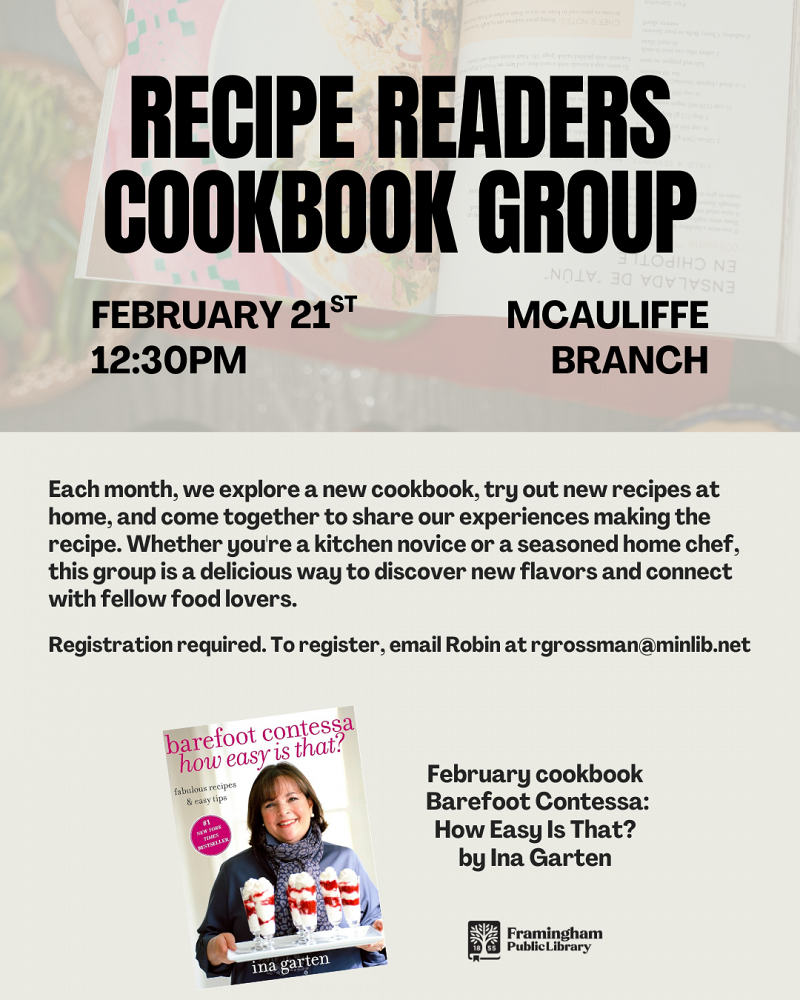 Recipe Readers Cookbook Group: Barefoot Contessa: How Easy Is That thumbnail Photo