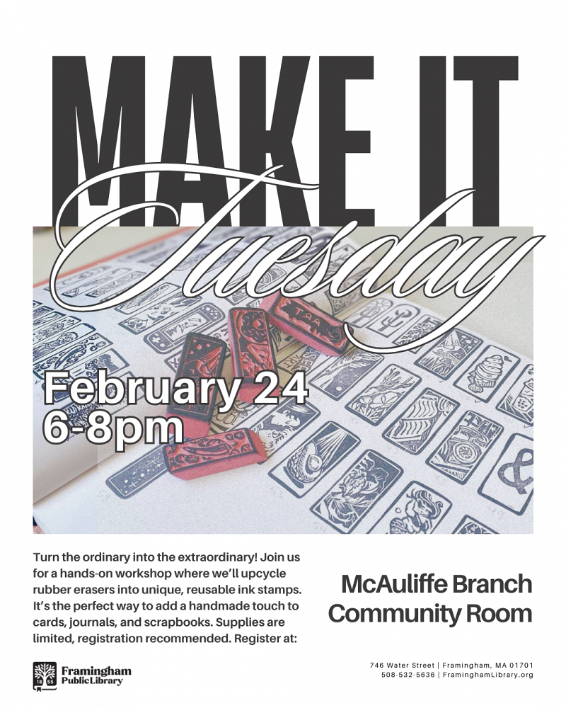 Make It Tuesday: Eraser Stamps thumbnail Photo