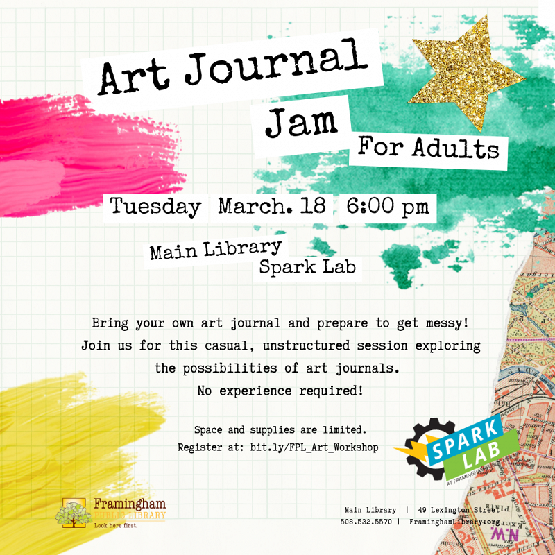 Art Journal Jam for Adults thumbnail Photo