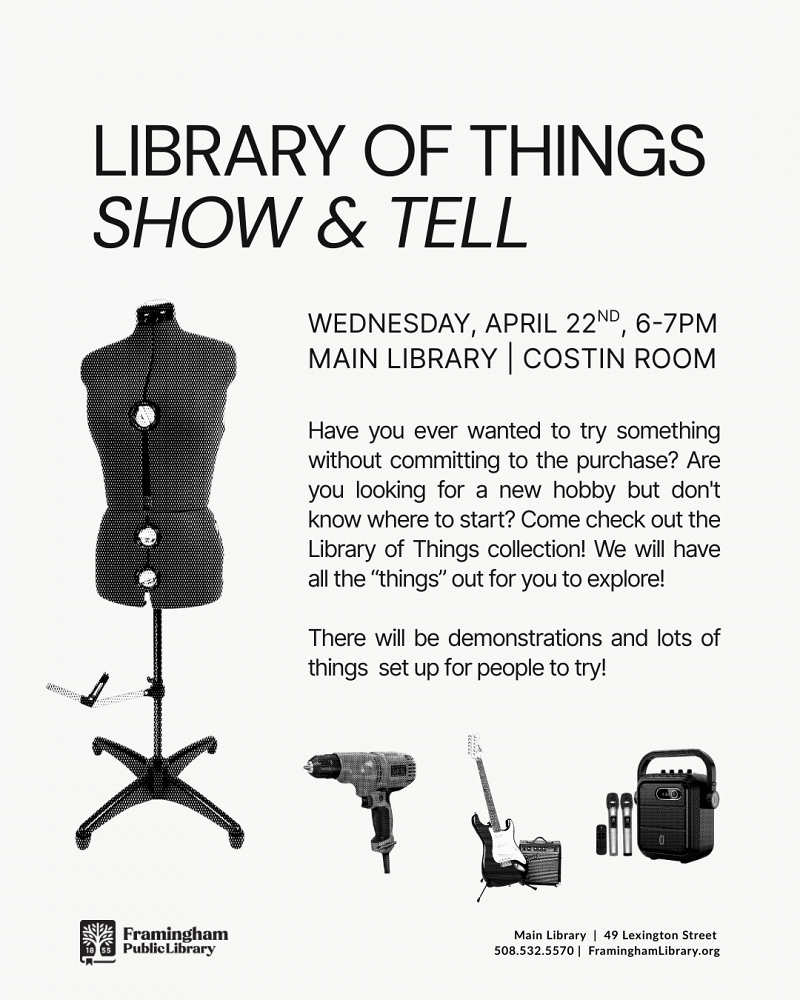Library of Things Show & Tell thumbnail Photo