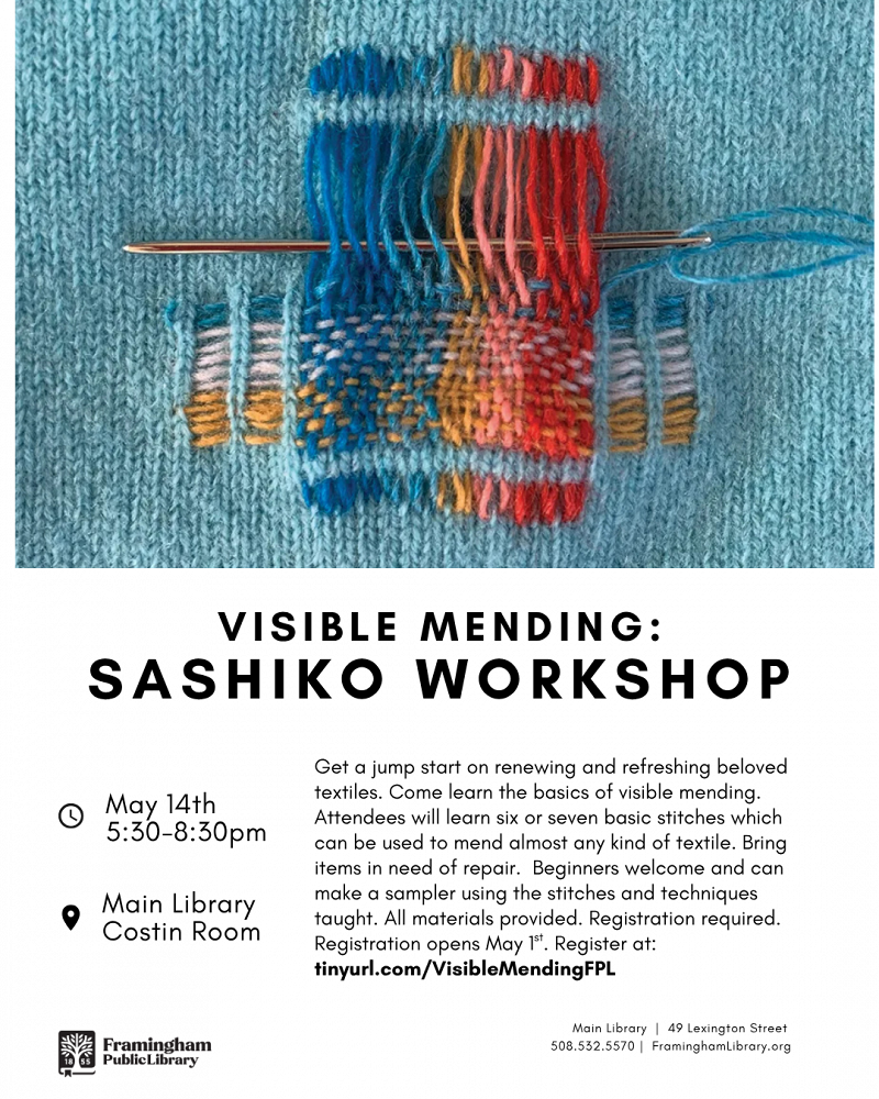 Visible Mending/Sashiko Workshop thumbnail Photo