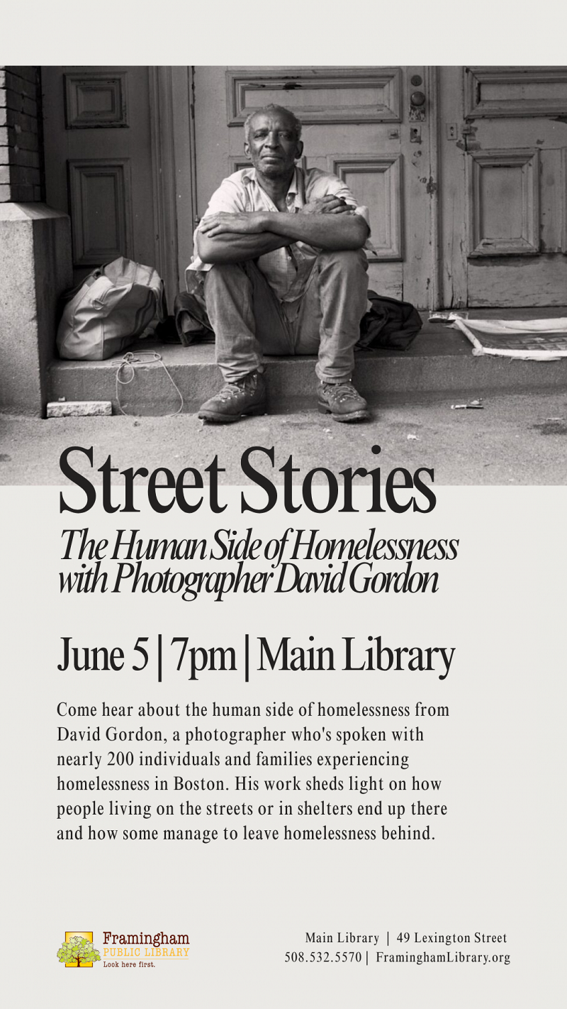 Street Stories: The Human Side of Homelessness with Photographer David Gordon thumbnail Photo