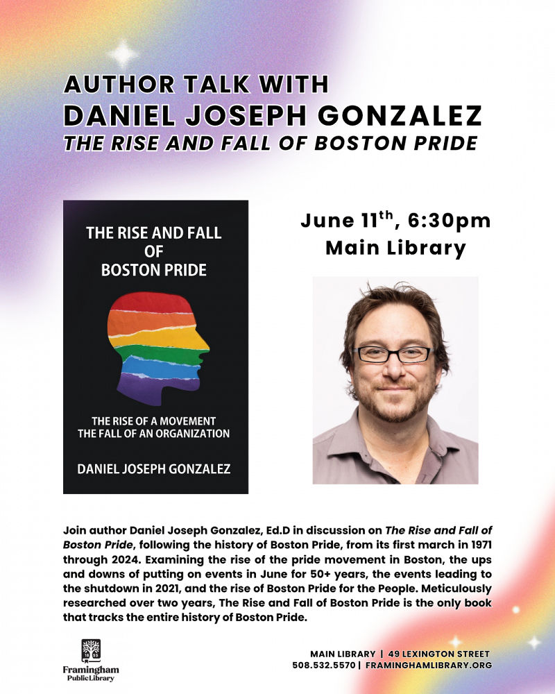 Author Talk: The Rise and Fall of Boston Pride thumbnail Photo