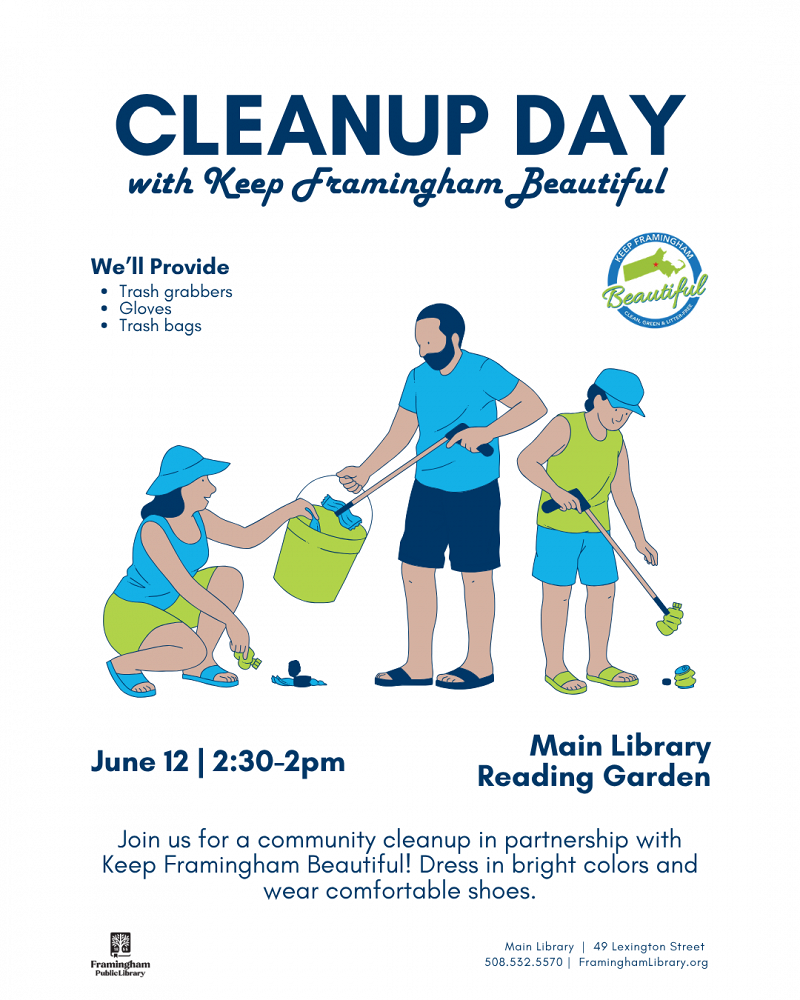 Cleanup with Keep Framingham Beautiful (KFB) thumbnail Photo