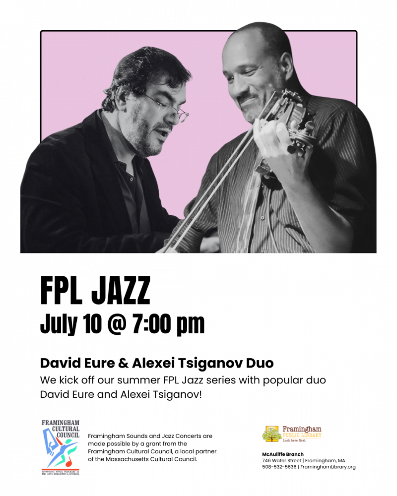 FPL Jazz: David Eure & Alexei Tsiganov Duo thumbnail Photo