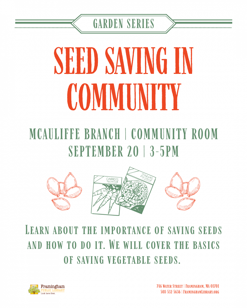 Garden Series: Seed Saving in the Community thumbnail Photo