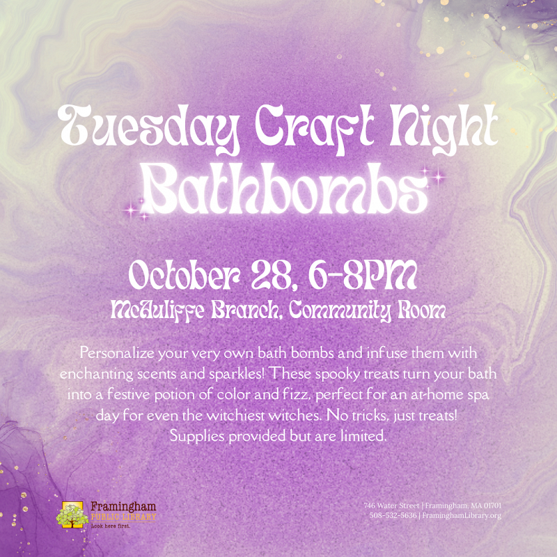 Tuesday Craft Night: Bathbombs thumbnail Photo