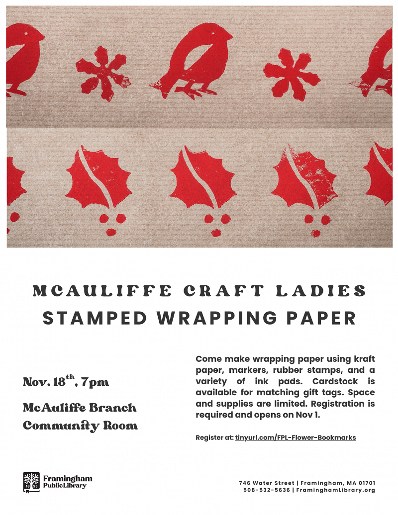 Craft Ladies: Stamped Wrapping Paper thumbnail Photo