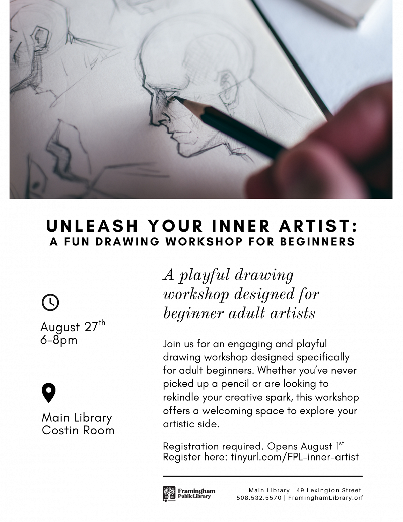 Unleash Your Inner Artist: A Fun Drawing Workshop for Beginners thumbnail Photo