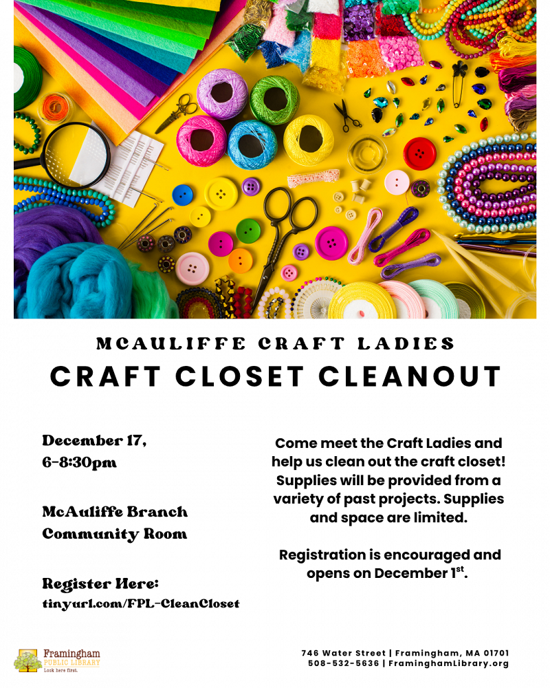 Craft Ladies: Craft Closet Cleanout thumbnail Photo