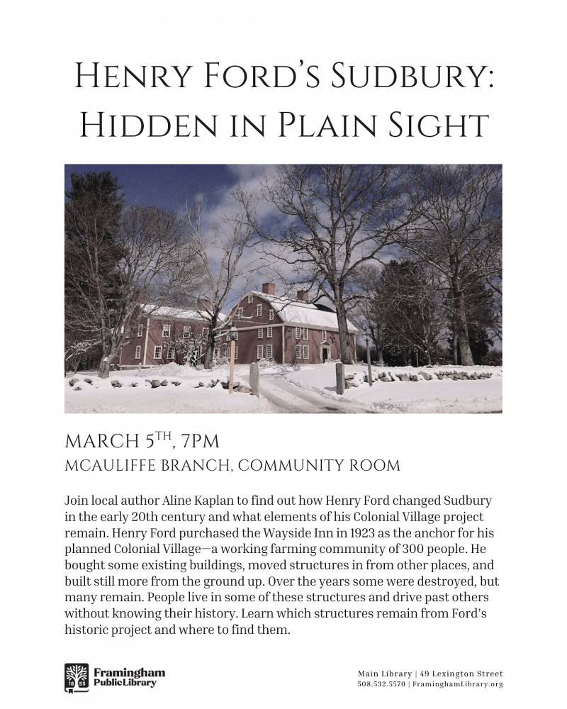 Henry Ford’s Sudbury: Hidden in Plain Sight thumbnail Photo