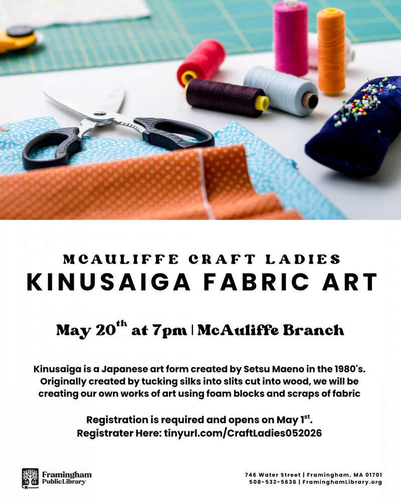 Craft Ladies: Kinusaiga Fabric Art thumbnail Photo