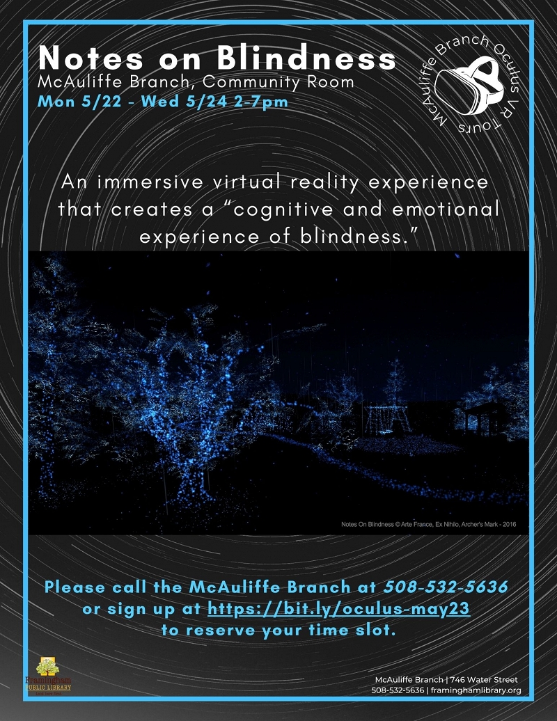 Virtual Reality Tour: Notes on Blindness thumbnail Photo
