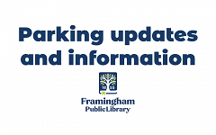 Parking Updates and Information for the Main Library graphic