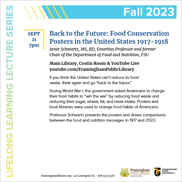 Lifelong Learning: Back to the Future: Food Conservation Posters in the United States 1917-1918 thumbnail Photo