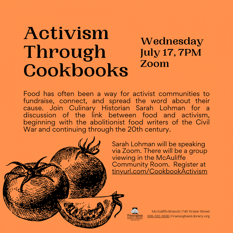 Activism through Cookbooks Talk with Culinary Historian Sarah Lohman thumbnail Photo
