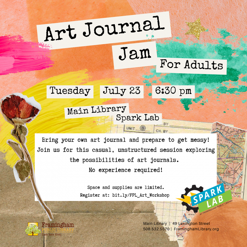 Art Journal Jam for Adults thumbnail Photo