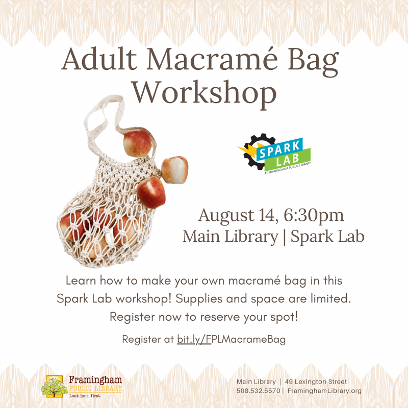 Adult Macrame Bag Workshop thumbnail Photo