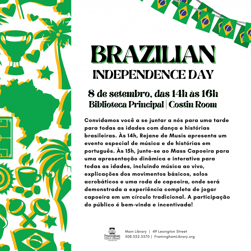 The Framingham Public Library Celebrates Brazilian Independence Day thumbnail Photo