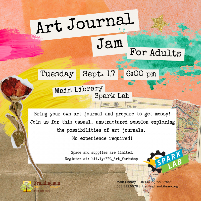 Art Journal Jam for Adults thumbnail Photo