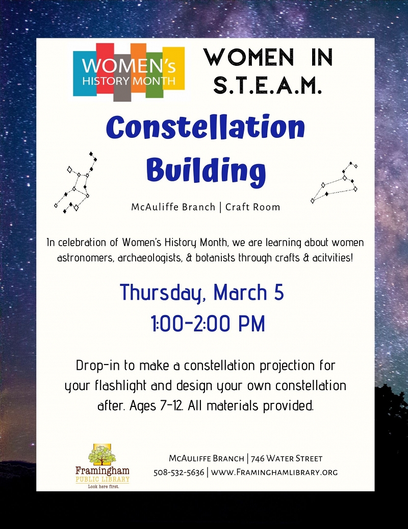 Women in STEAM: Constellation Building thumbnail Photo