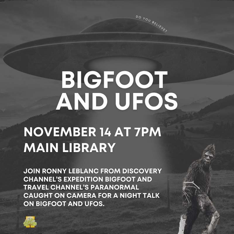 Bigfoot & UFOs with Ronny LeBlanc thumbnail Photo