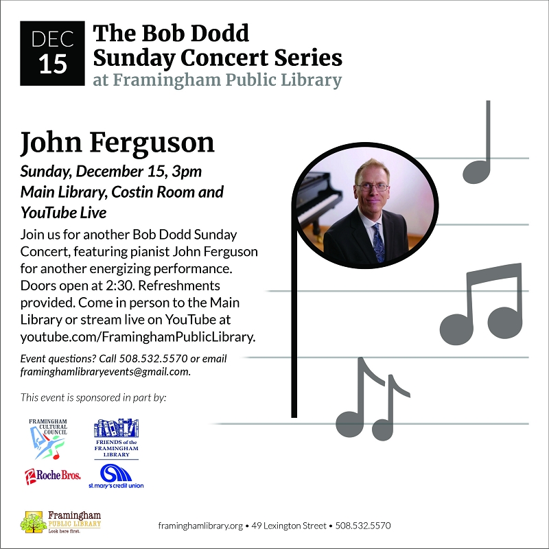 Bob Dodd Sunday Concert Series: John Ferguson thumbnail Photo