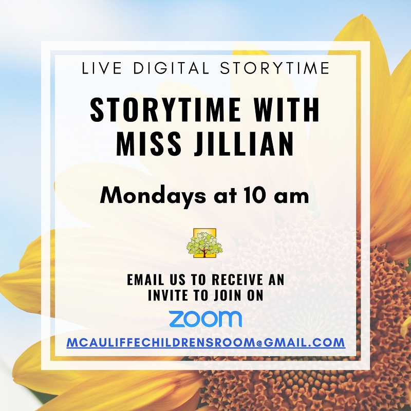 Monday Storytime with Miss Jillian thumbnail Photo
