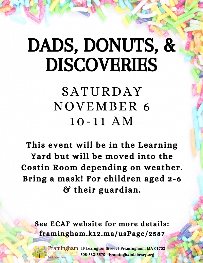 Dads, Donuts and Discoveries Returns thumbnail Photo