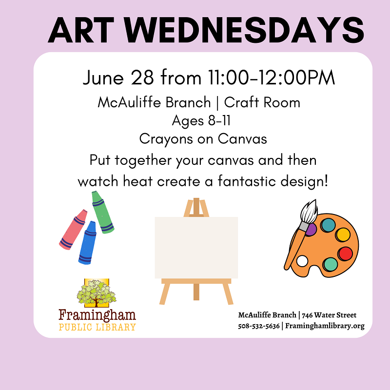 Art Wednesday - Melted Crayons on Canvas thumbnail Photo