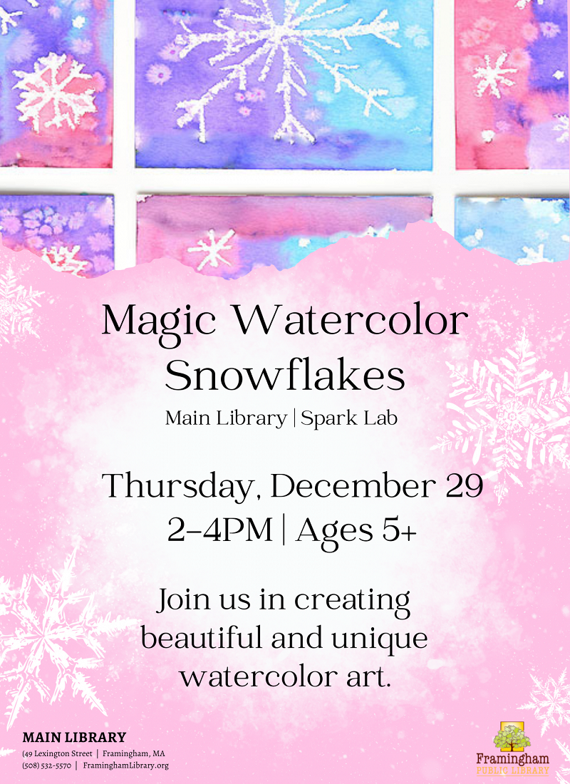 Magic Watercolor Snowflakes thumbnail Photo