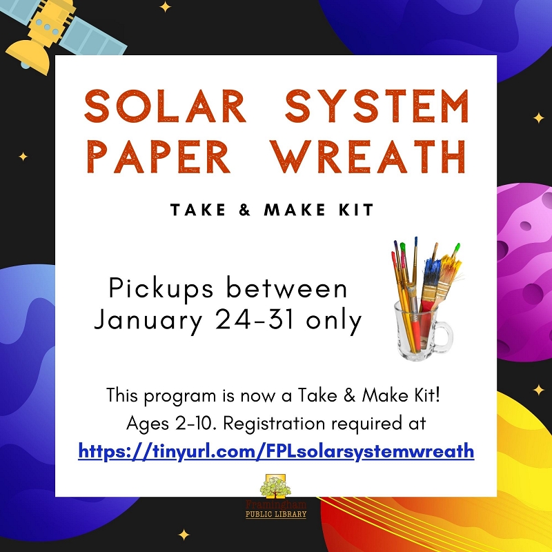 Take & Make Kit: Solar System Paper Wreath thumbnail Photo
