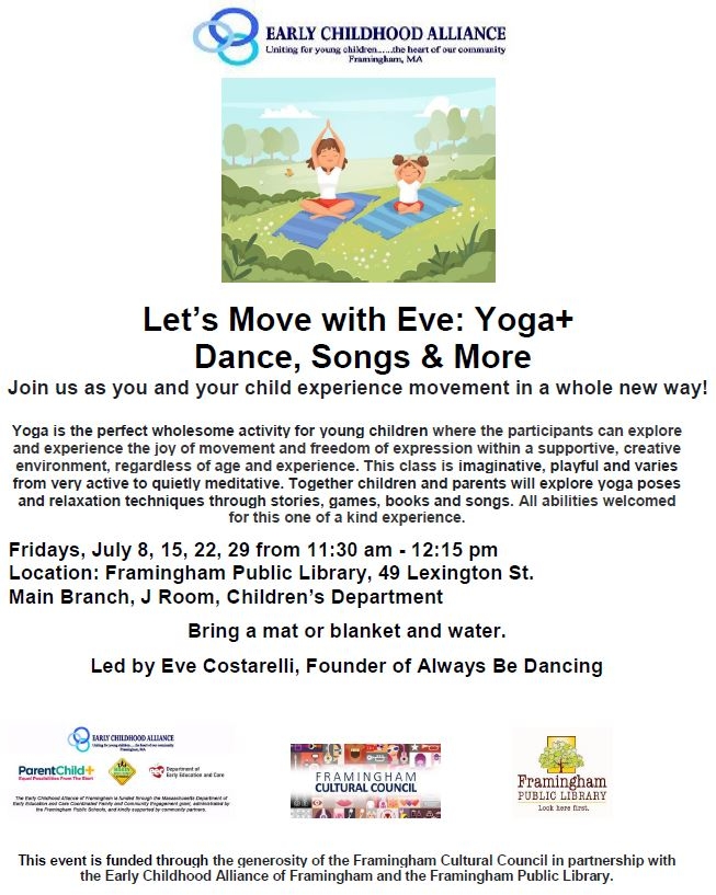 Let’s Move with Eve: Yoga+ Dance, Songs & More thumbnail Photo