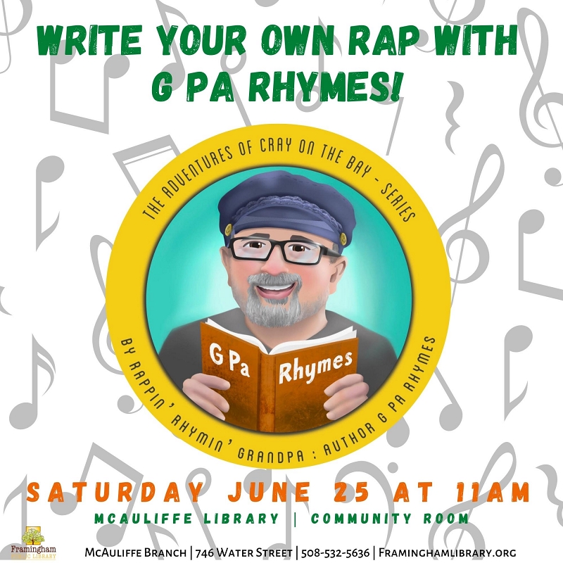 Local Author: Write a Rap with G PA Rhymes thumbnail Photo