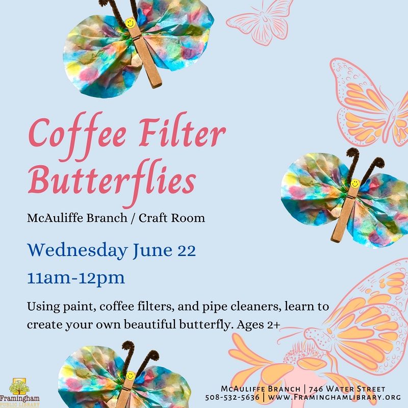 Coffee Filter Butterflies thumbnail Photo