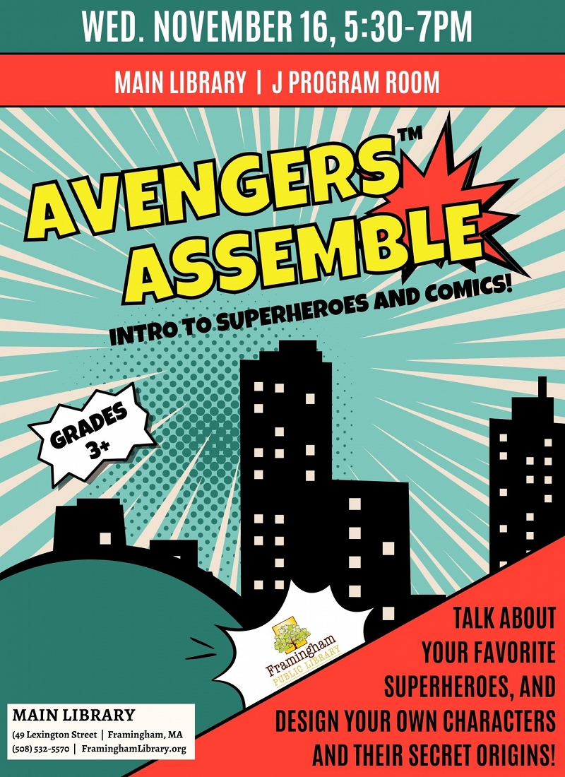 Avengers™ Assemble: Intro to Superheroes and Comics! thumbnail Photo