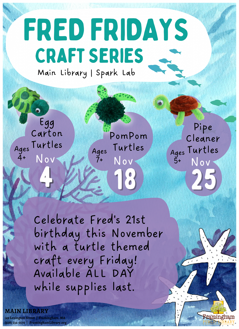 Fred Friday Craft Series: PomPom Turtles thumbnail Photo