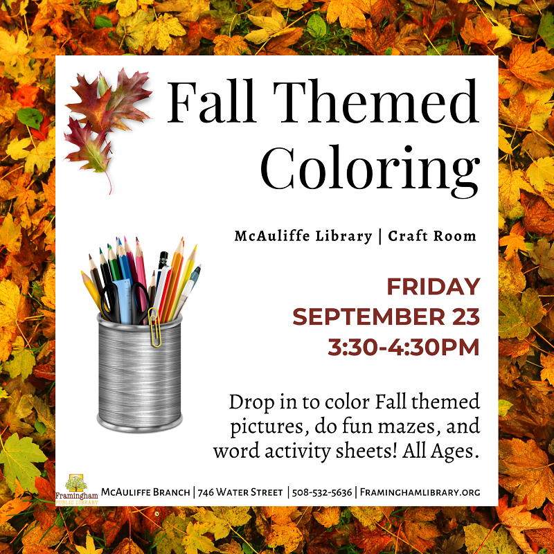 Fall Themed Coloring thumbnail Photo