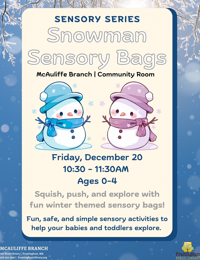 Sensory Series: Snowman Sensory Bags thumbnail Photo